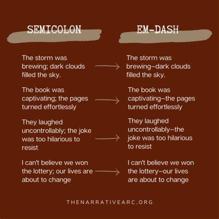 Can an em dash replace a semi colon?