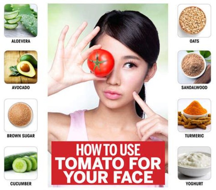 Can I apply tomato on my face twice a day?
