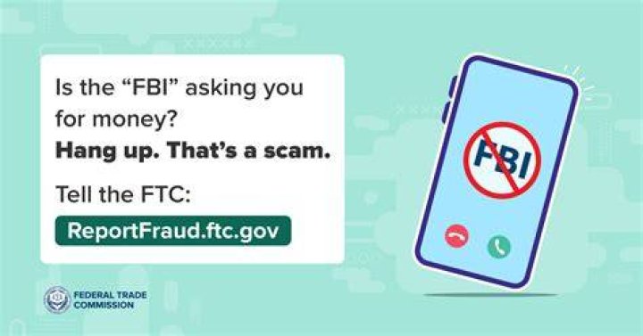 Can the FBI ask for money?