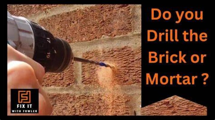 Can you drill into brick with a normal drill bit?