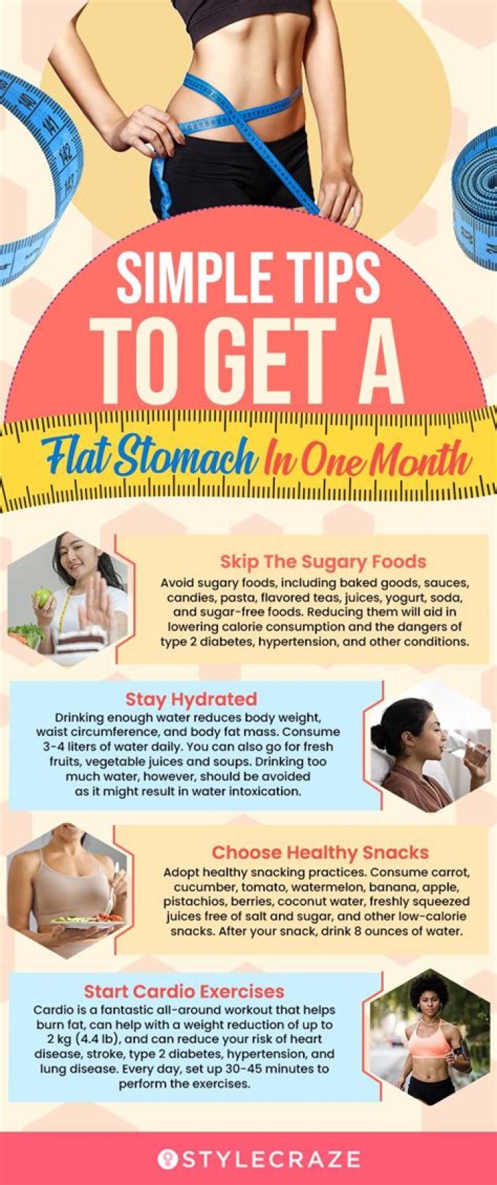 Can you get a flat stomach in 2 weeks?