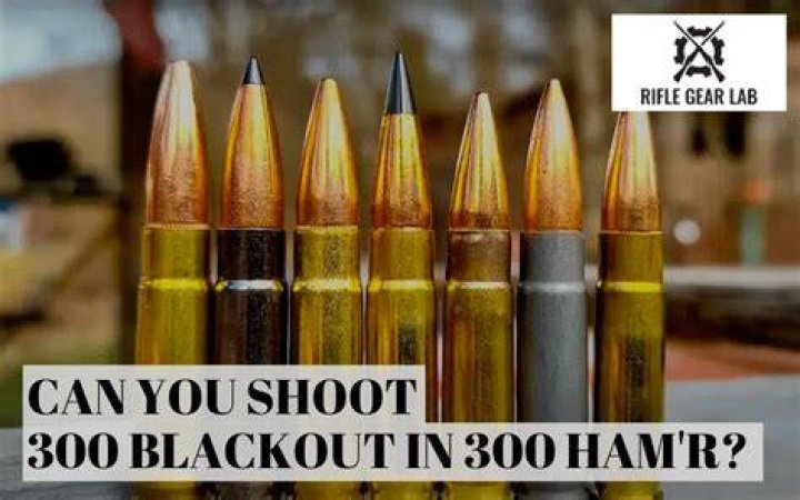 Can you shoot 300 blackout in a 300 Ham R barrel?