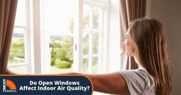 Does opening windows improve air quality?
