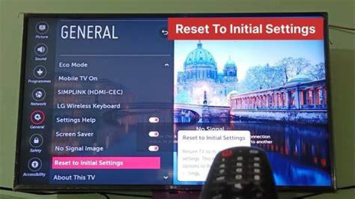 How do I soft reset my LG Smart TV?