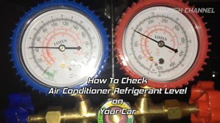 How do you check Freon level in car?