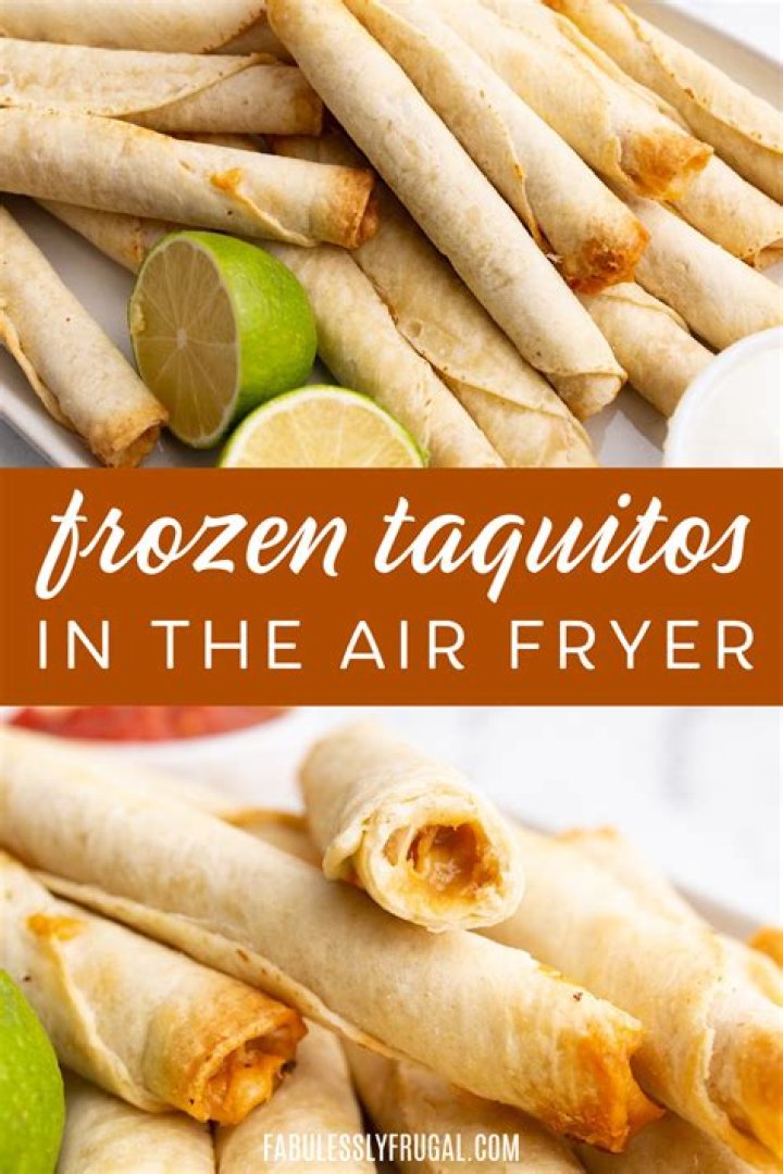 How do you cook frozen taquitos in Airfryer?