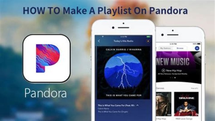 How do you create a playlist on Pandora?