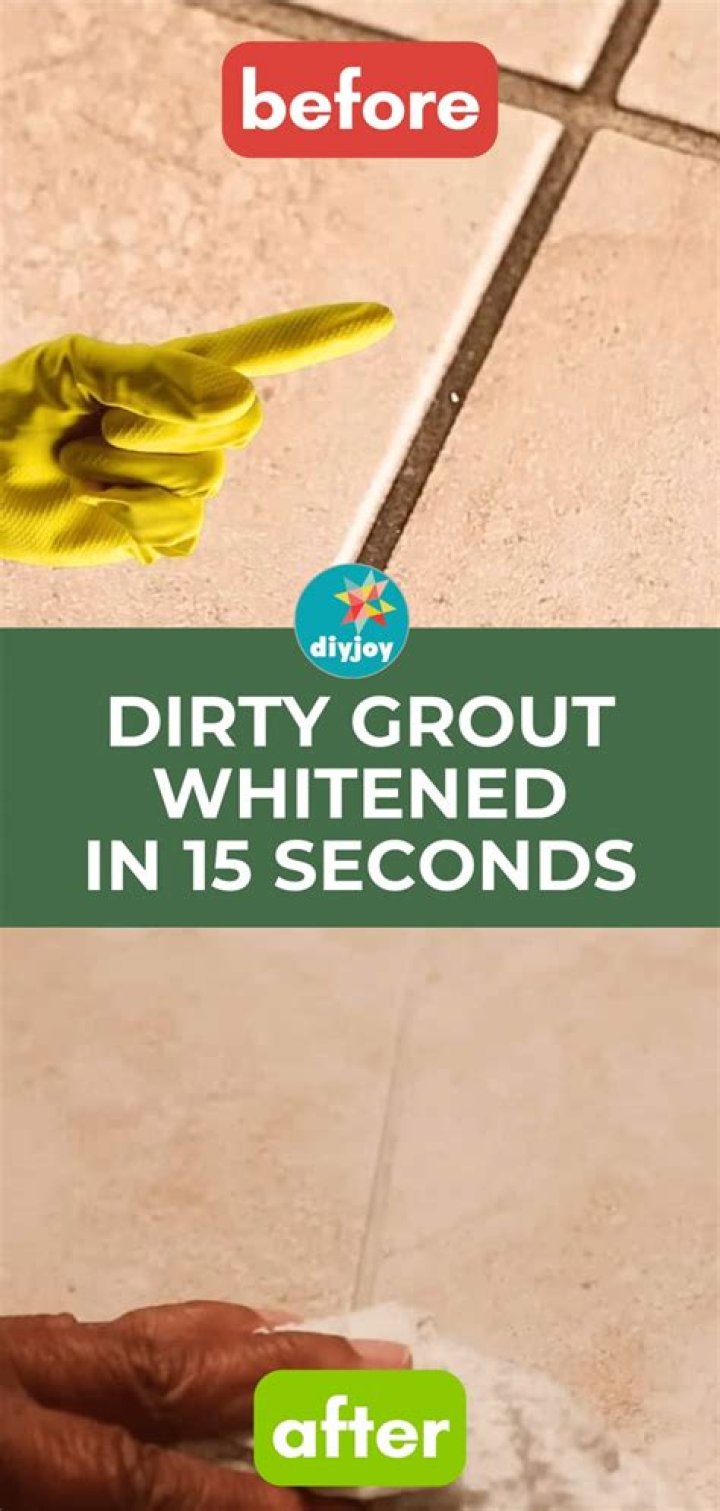 How do you get white residue off grout?