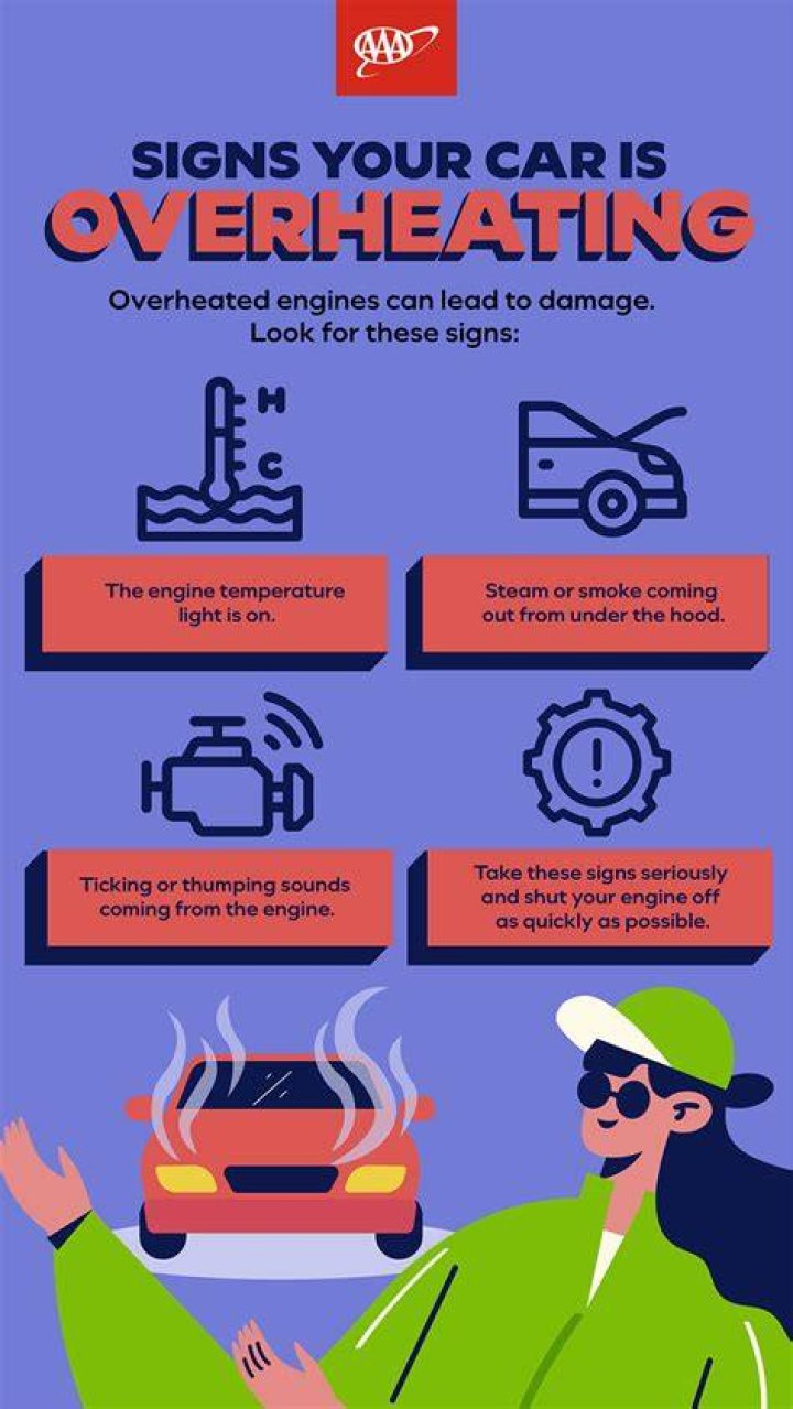 How do you know if car is overheating?