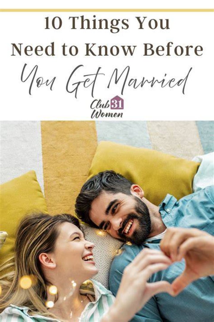 How do you know you should get married?