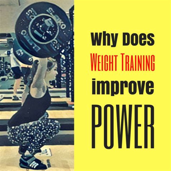 How does weight training improve power?
