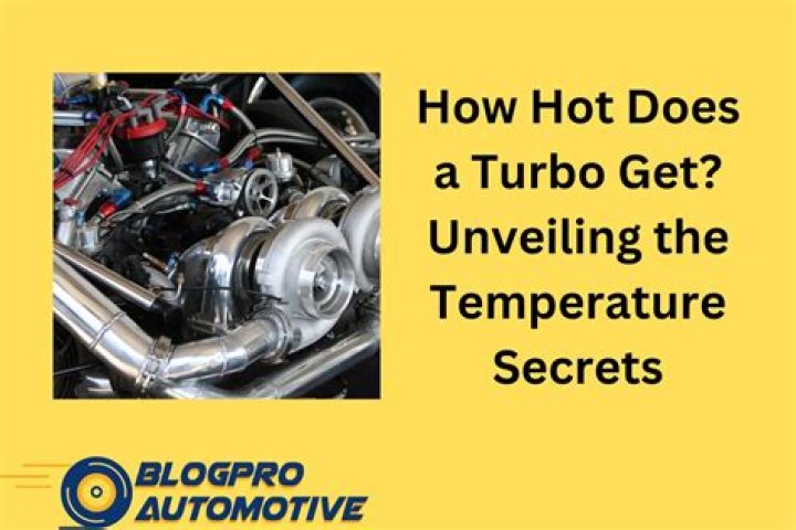 How hot does a diesel turbo get?