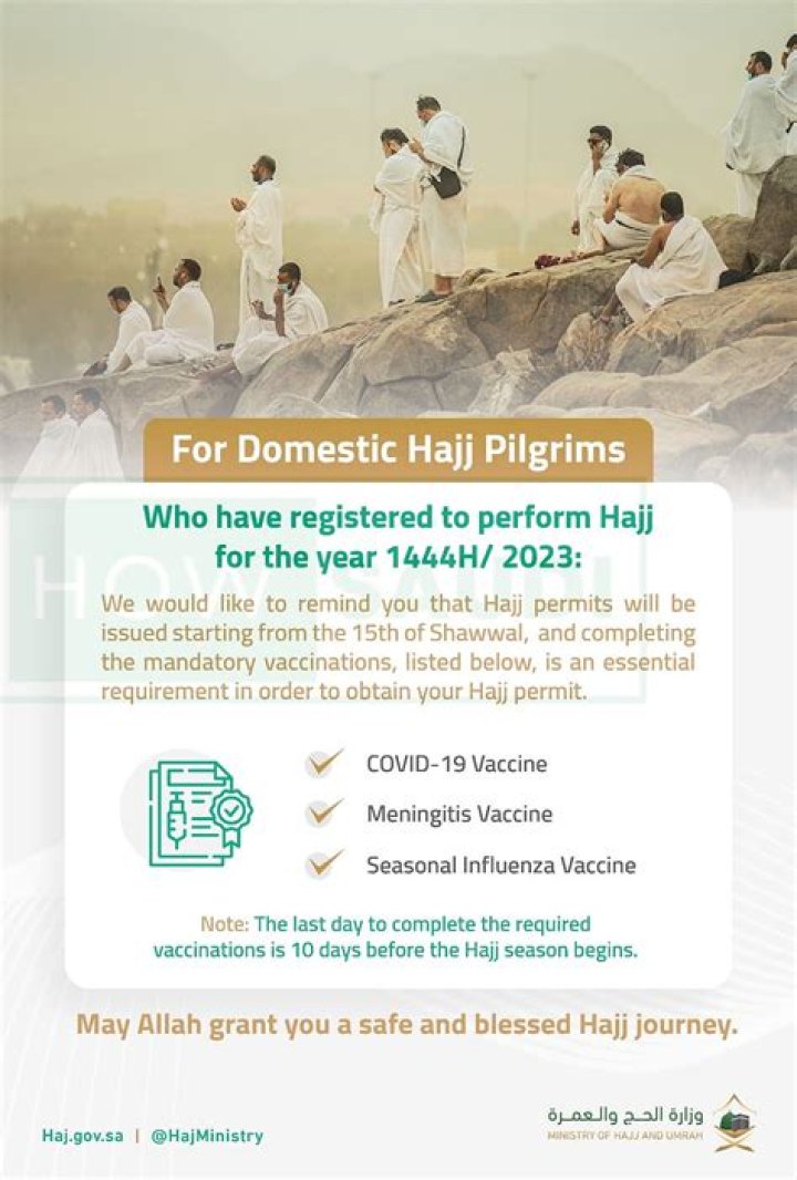 How long does Hajj vaccine last?
