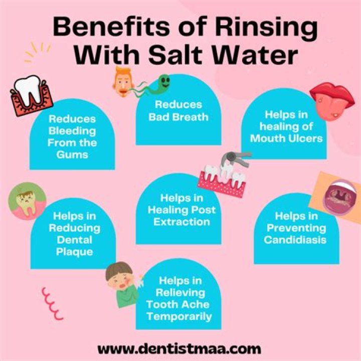 How long should you do salt water rinses after tooth extraction?
