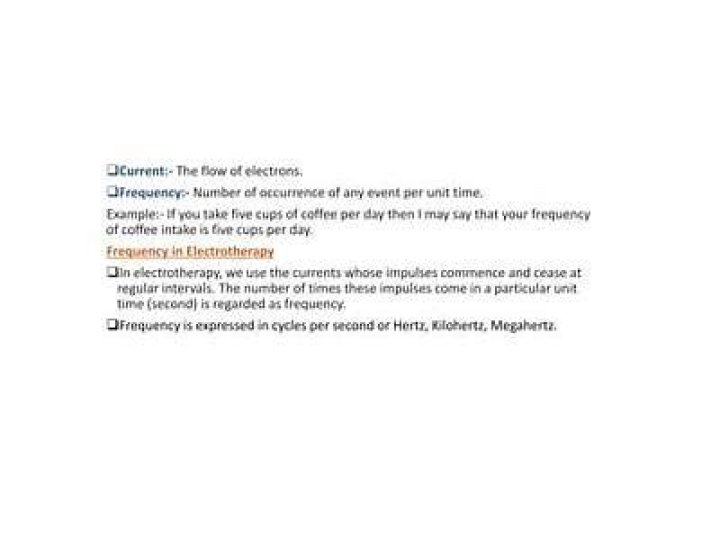 How many times a day can you use electrotherapy?