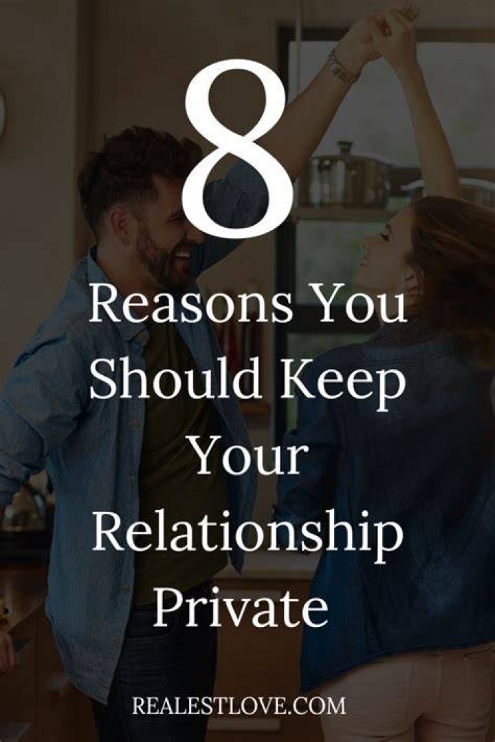 Is it okay to keep your relationship private?