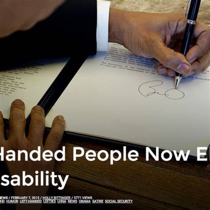 Is left-handed a disability?