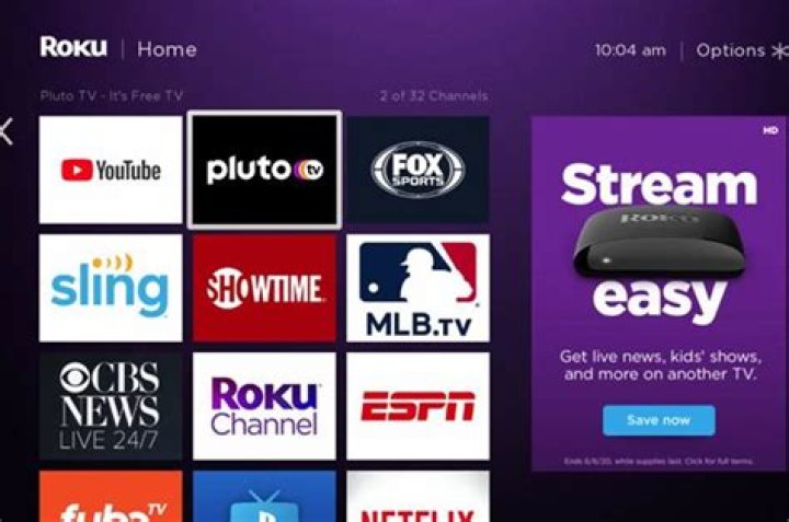 Is Pluto TV free on Roku?