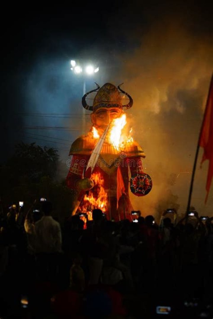 Is Ravana still burning?