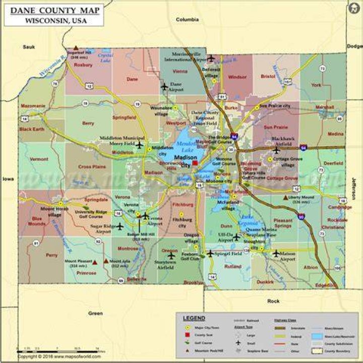 What county is Madison WI in?