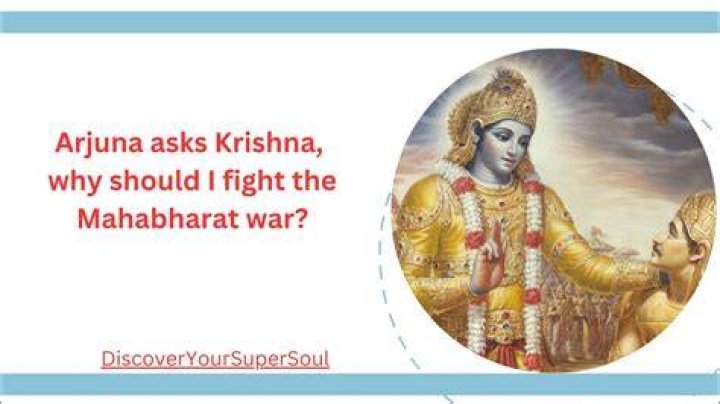 What did Krishna say to Arjun?