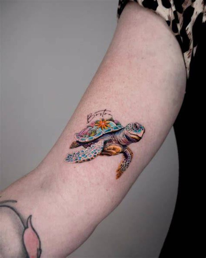 What does a tattoo of a turtle mean?