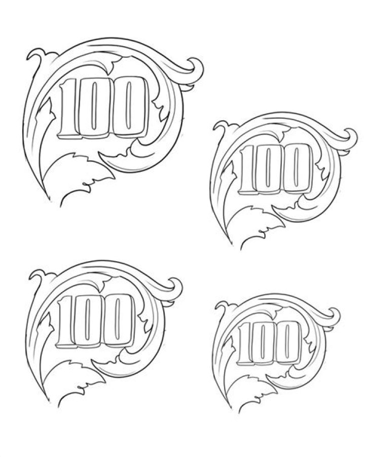 What does the number 100 tattoo mean?