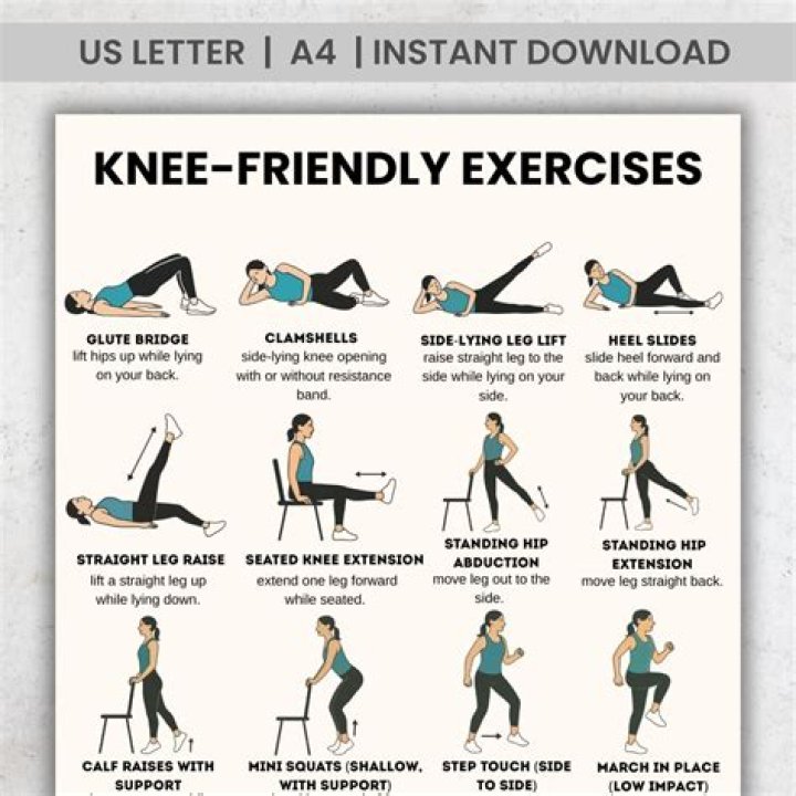 What exercises can you do to strengthen your knees?