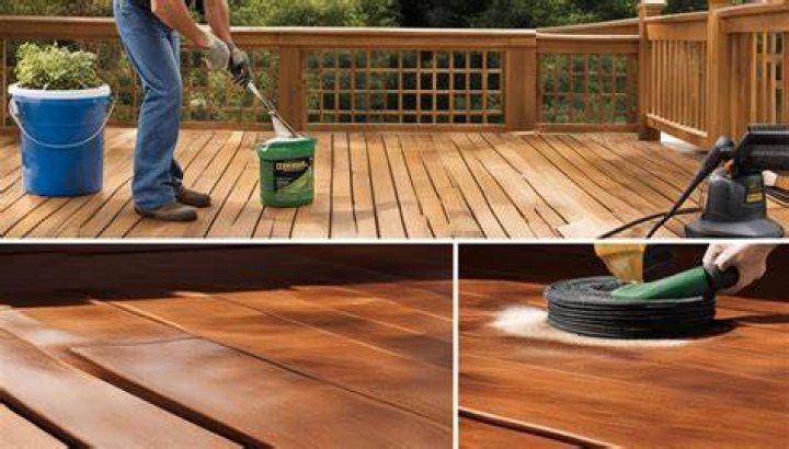 What happens if you put too much stain on a deck?