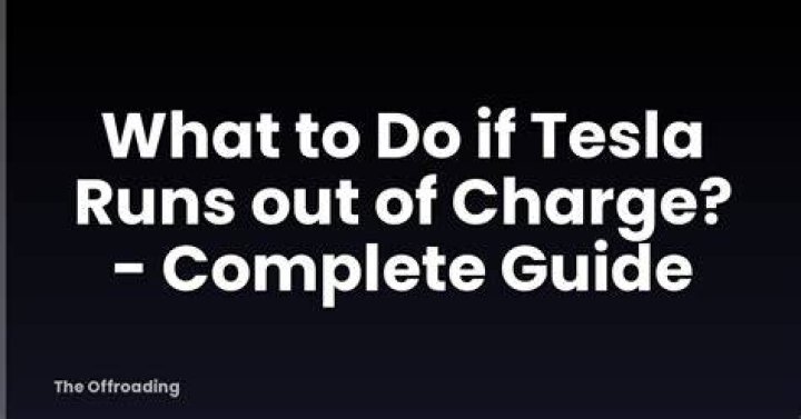 What if your Tesla runs out of charge?