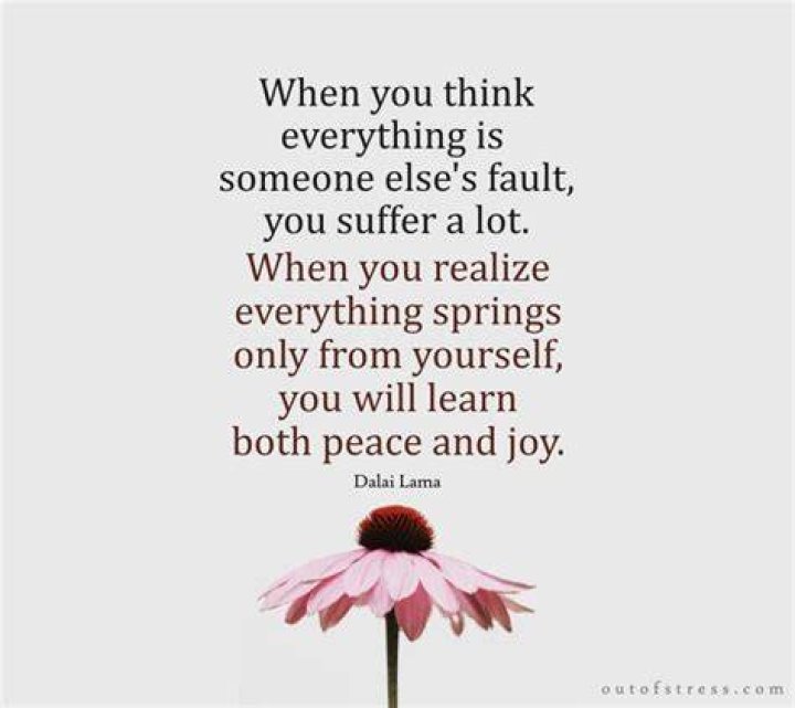 What is it called when you think everything is your fault?