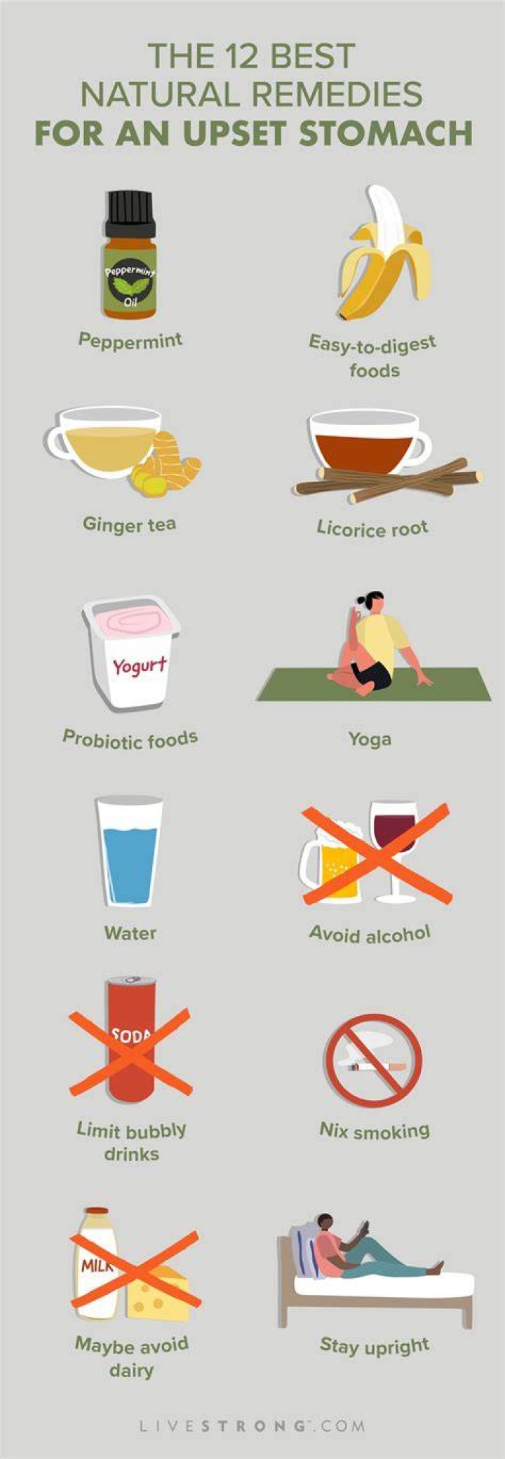 What is the best alcohol for an upset stomach?