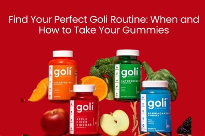 What is the best time of day to take Goli Gummies?