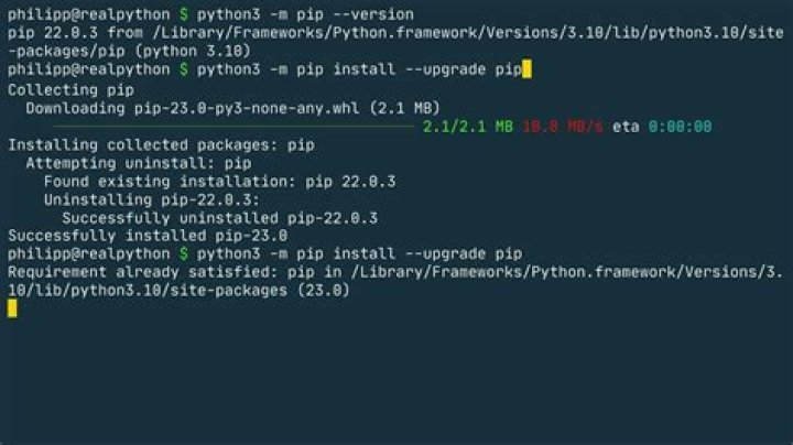 What is the difference between Python pip install and pip install?