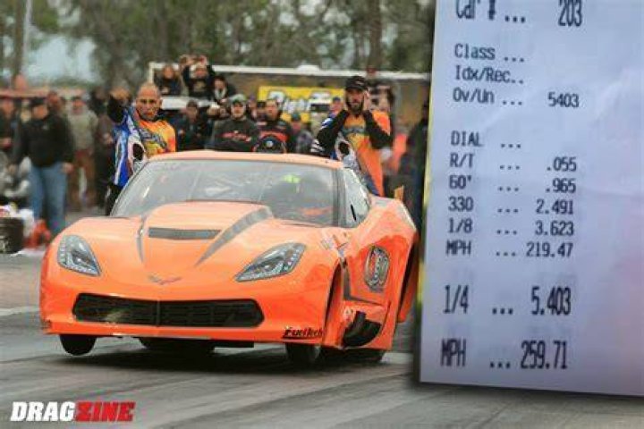 What is the fastest 1/4 mile time ever recorded?