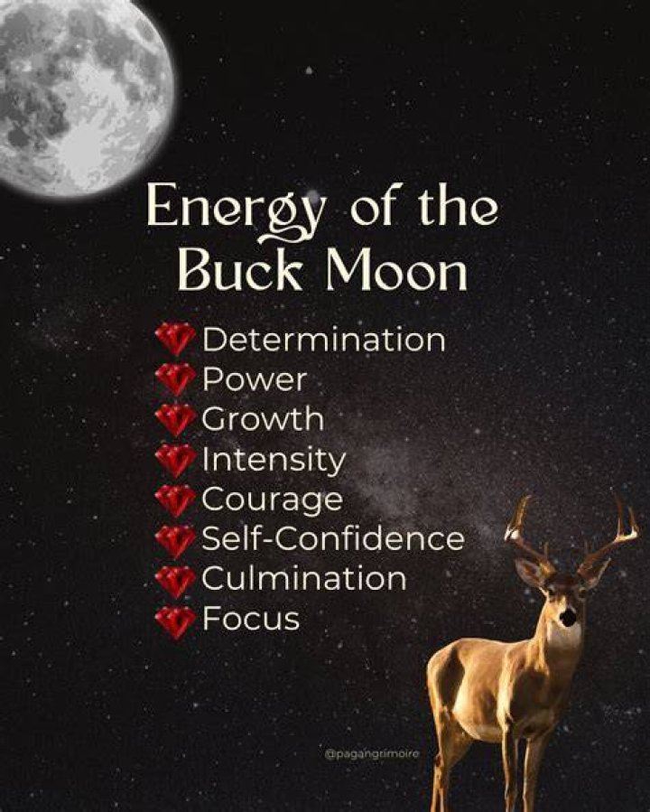 What is the meaning of the Buck moon?