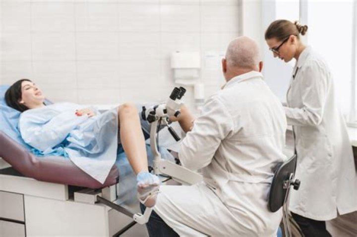 What patient position is used to perform a colposcopy?