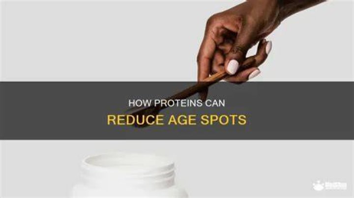 What protein helps age spots?