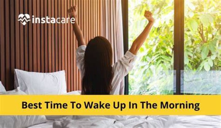 What time is best to wake up in the morning?