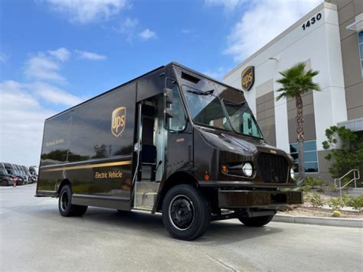 Who makes electric vans for UPS?