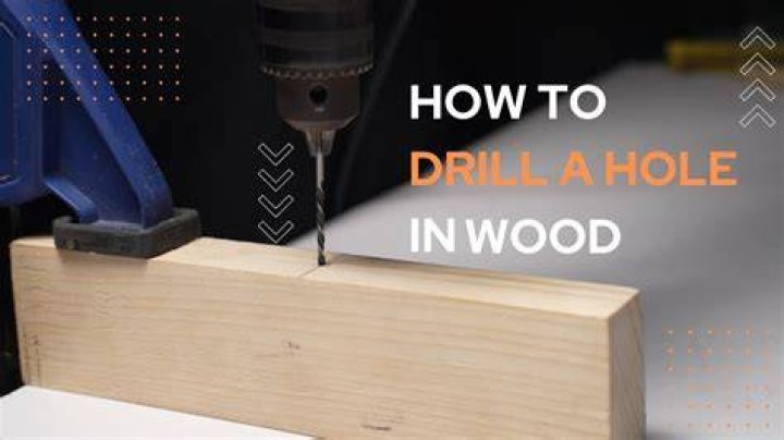 Why can't I drill through wood?